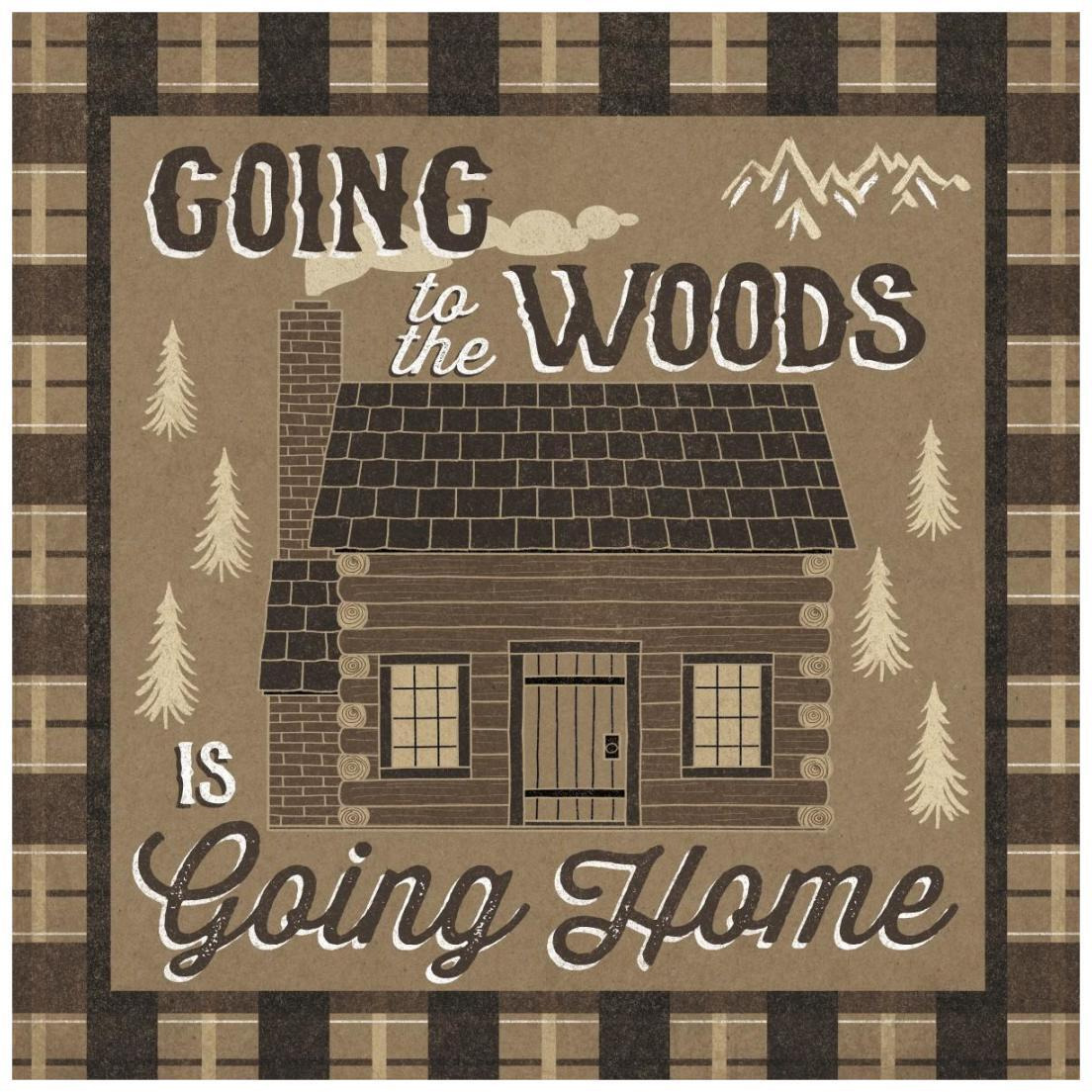 The Great Outdoors I -Paper Art-20&quotx20"