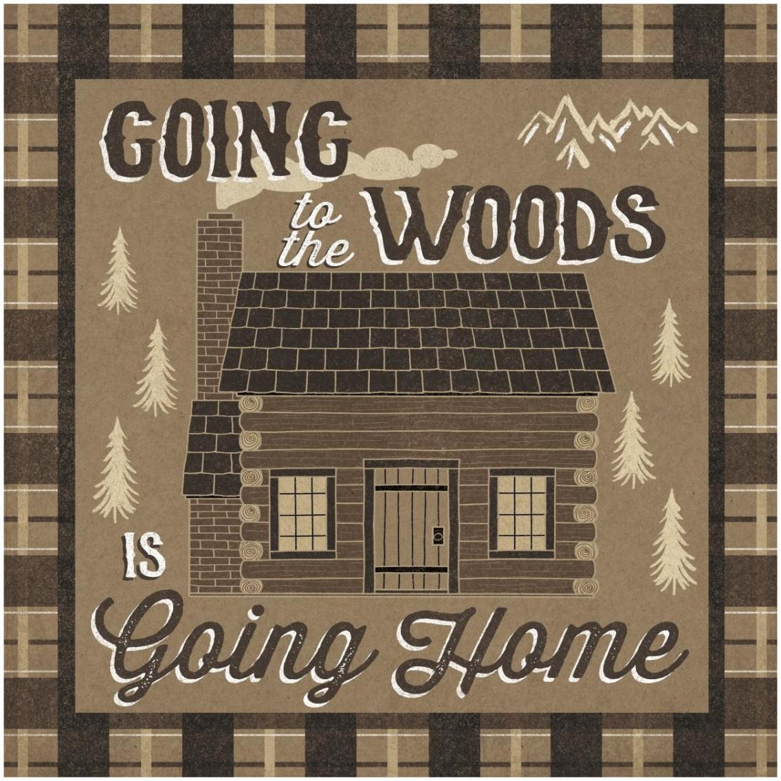 The Great Outdoors I -Paper Art-32&quotx32"