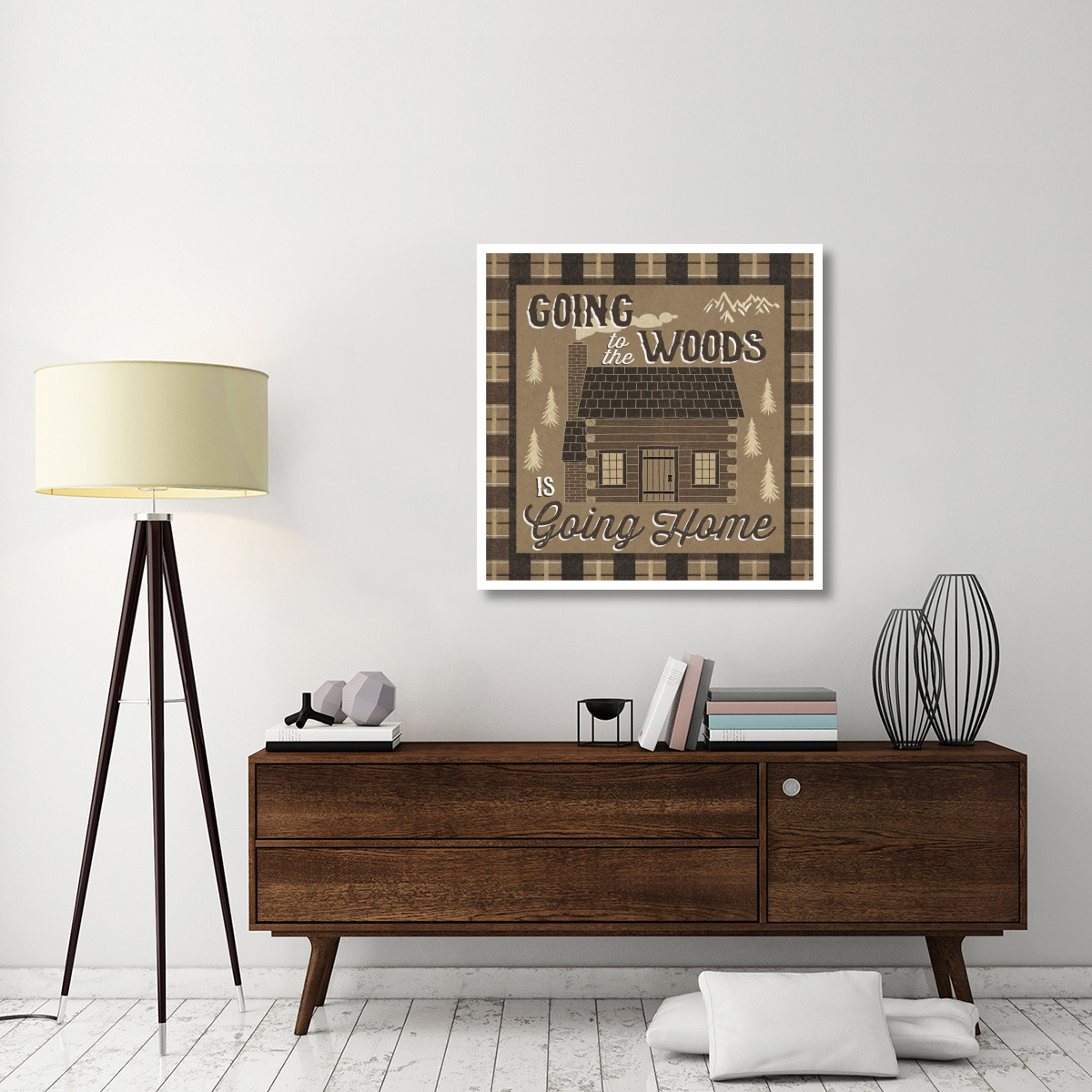 The Great Outdoors I -Paper Art-38&quotx38"