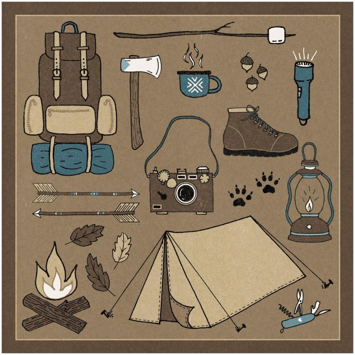 The Great Outdoors V -Paper Art-32&quotx32"