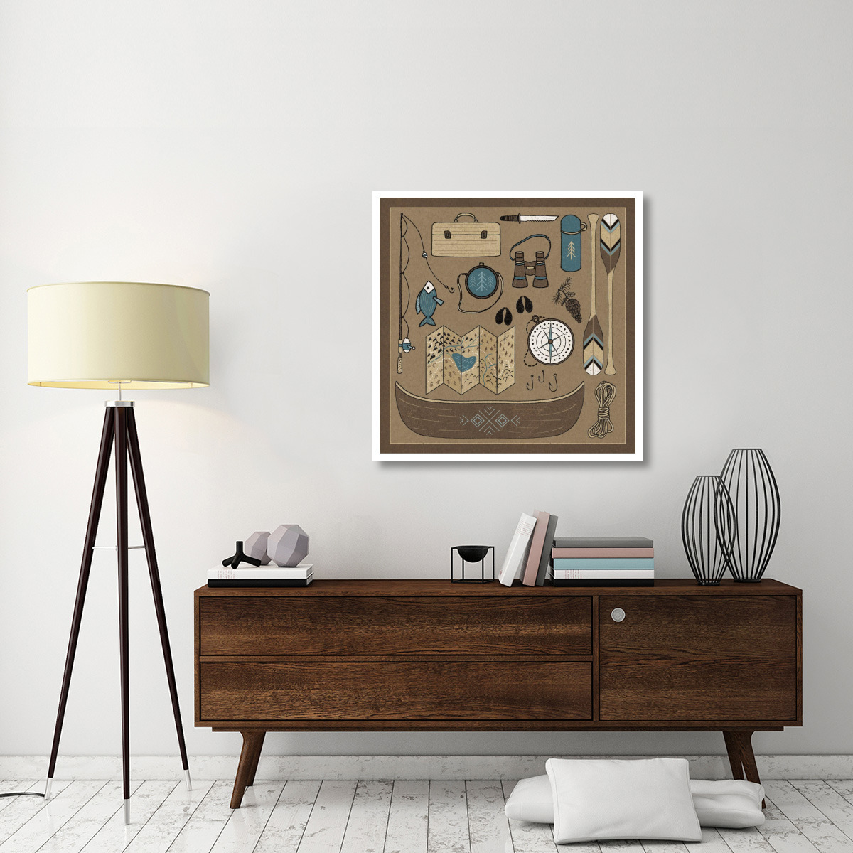 The Great Outdoors VI -Paper Art-38&quotx38"