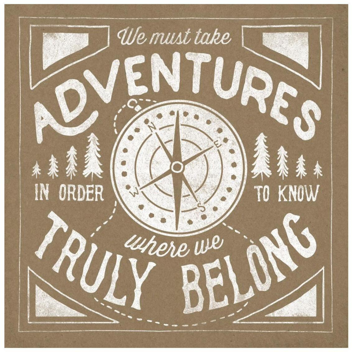 The Great Outdoors X -Paper Art-26&quotx26"