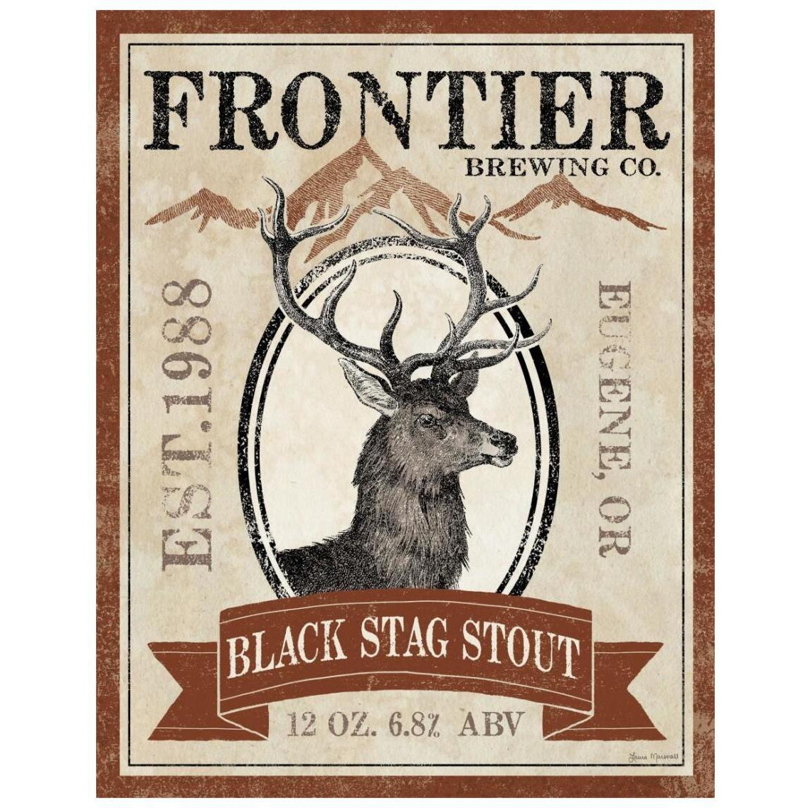 Frontier Brewing I -Paper Art-22&quotx26"