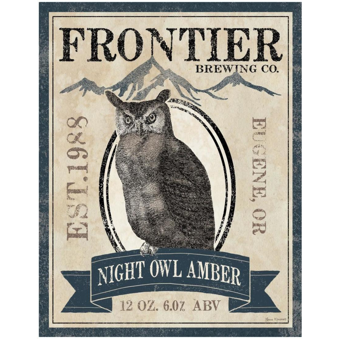 Frontier Brewing III -Paper Art-18&quotx22"