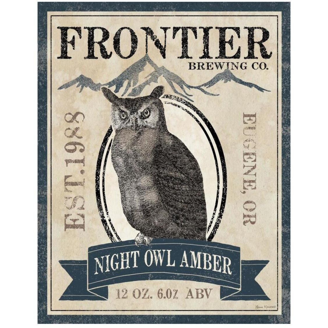 Frontier Brewing III -Paper Art-22&quotx26"