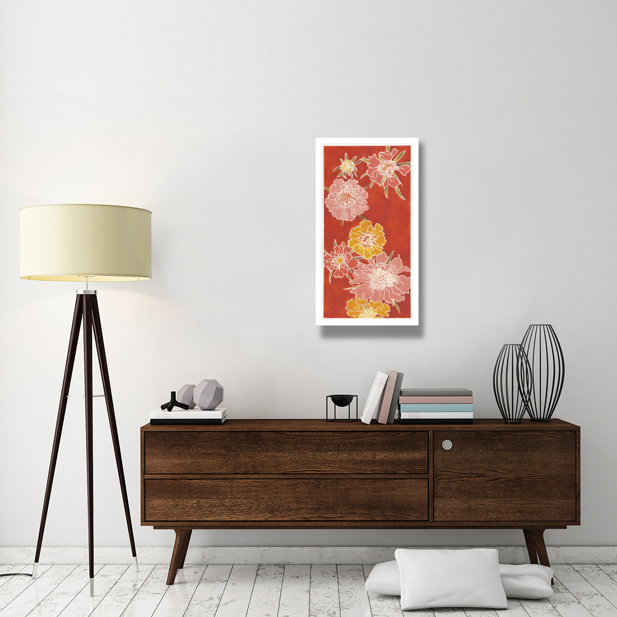 Cloisonne Beauty I Crop -Paper Art-20&quotx38"