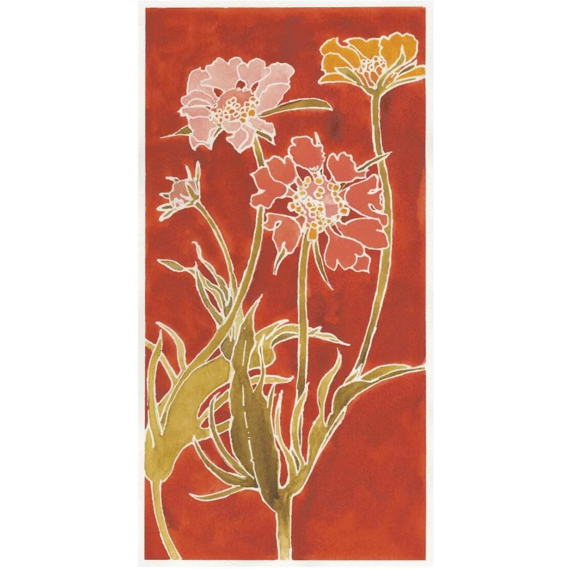 Cloisonne Beauty II Crop -Paper Art-14&quotx26"
