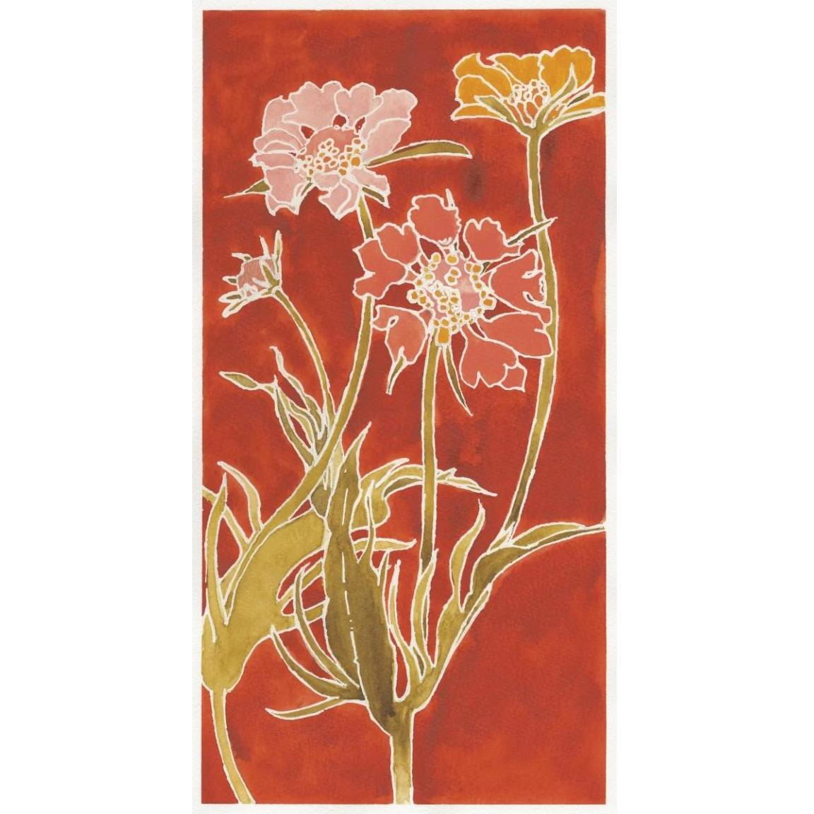 Cloisonne Beauty II Crop -Paper Art-26&quotx50"