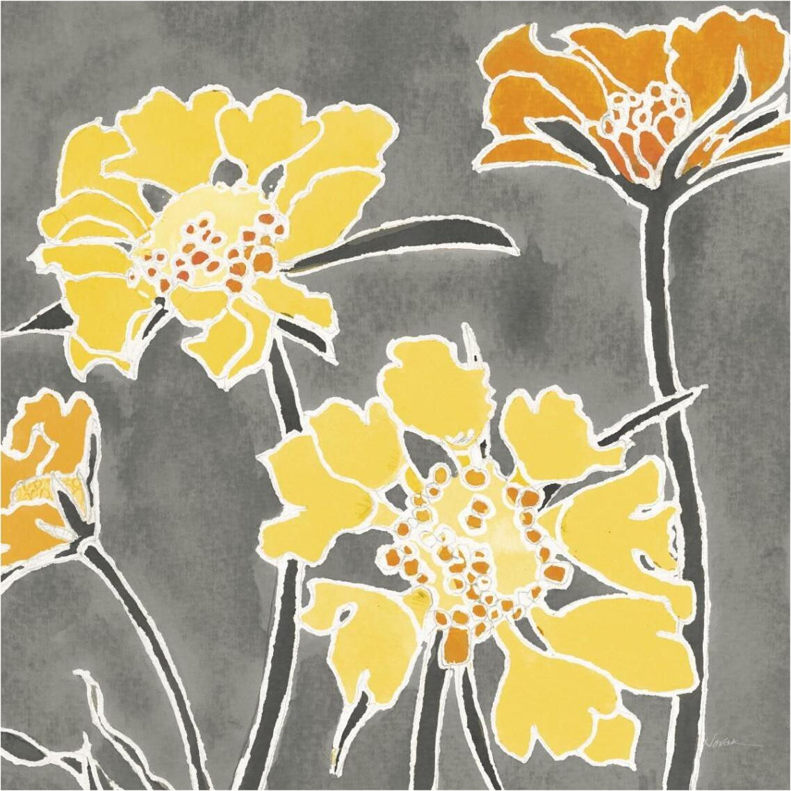 Cloisonne Beauty II Gray Crop -Paper Art-38&quotx38"