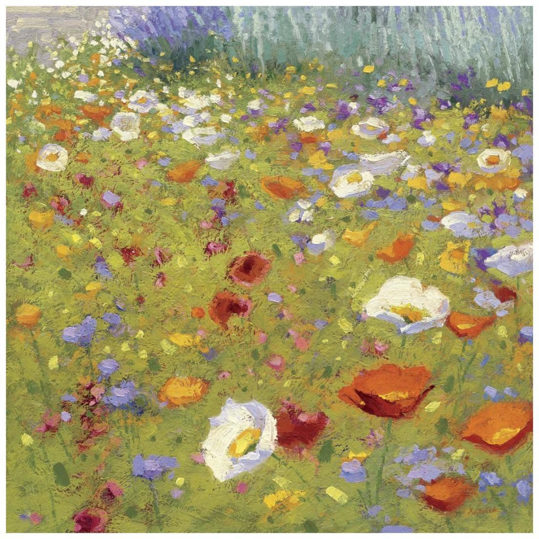 Champ de Fleur II -Paper Art-20&quotx20"