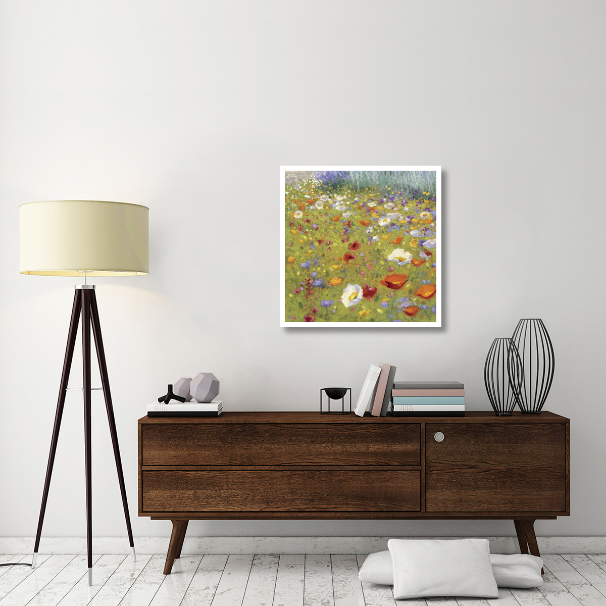 Champ de Fleur II -Paper Art-32&quotx32"