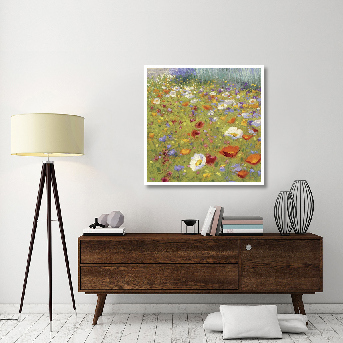 Champ de Fleur II -Paper Art-42&quotx42"