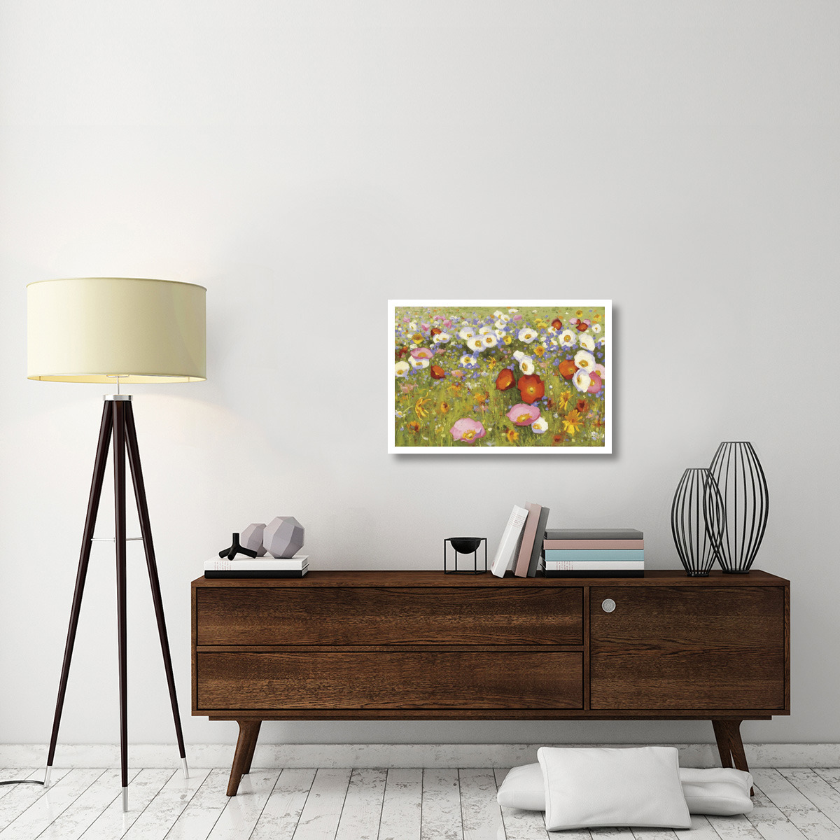 Champ de Fleur III -Paper Art-32&quotx22"