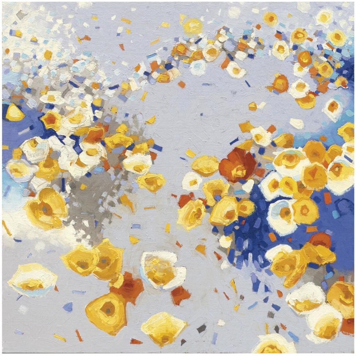 Millefiori Crop -Paper Art-32&quotx32"