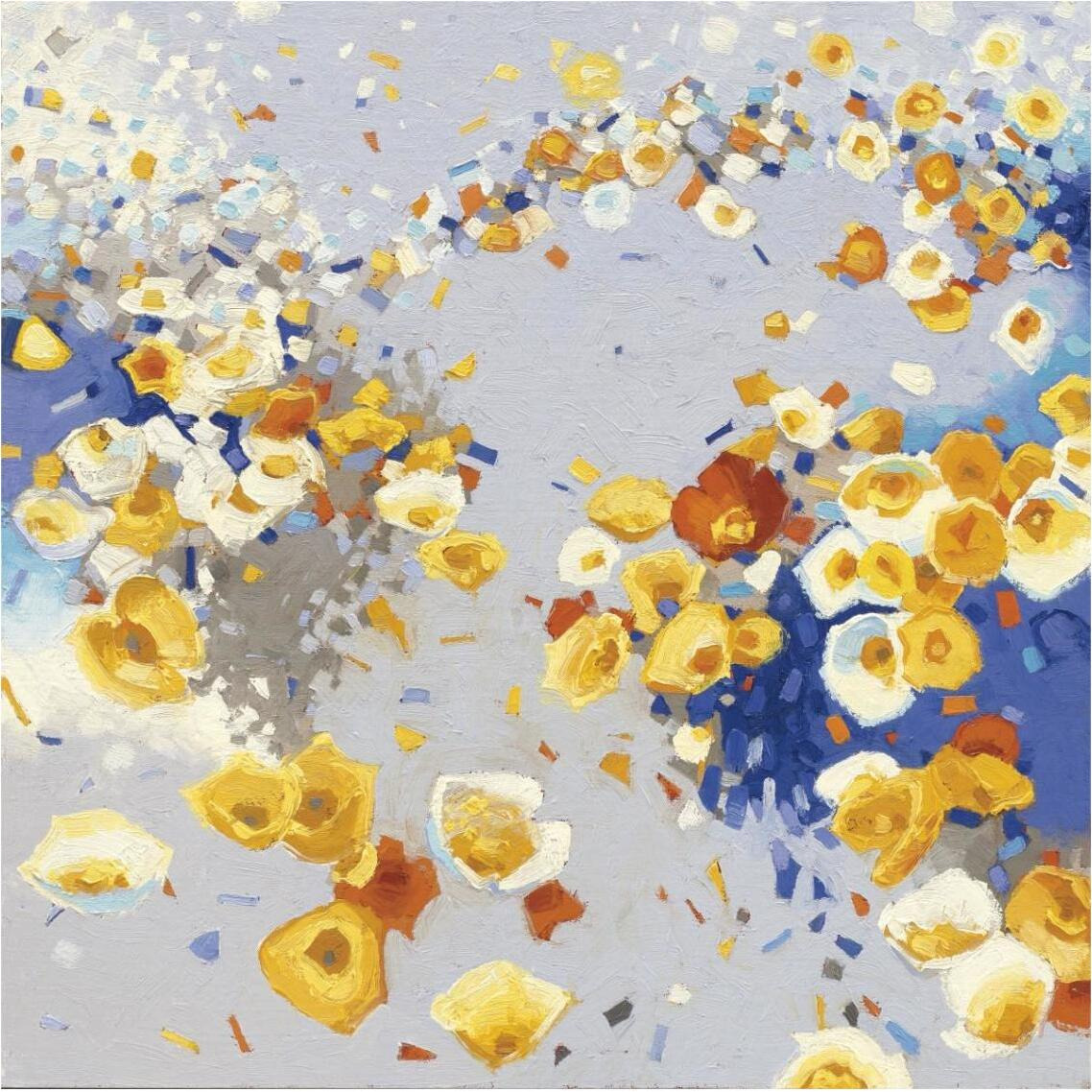 Millefiori Crop -Paper Art-38&quotx38"