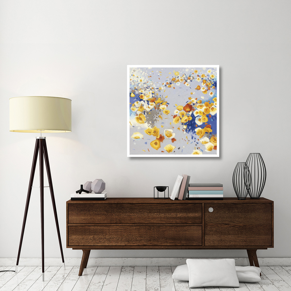 Millefiori Crop -Paper Art-38&quotx38"