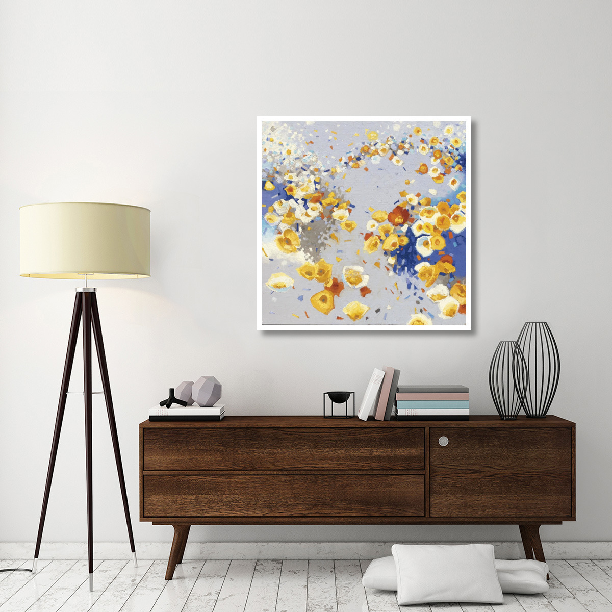 Millefiori Crop -Paper Art-42&quotx42"