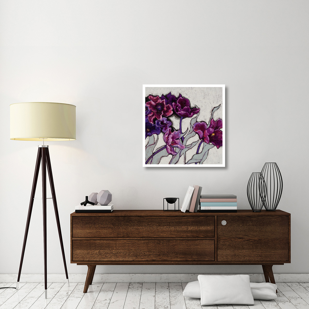 Ruffled Tulips -Paper Art-32&quotx32"