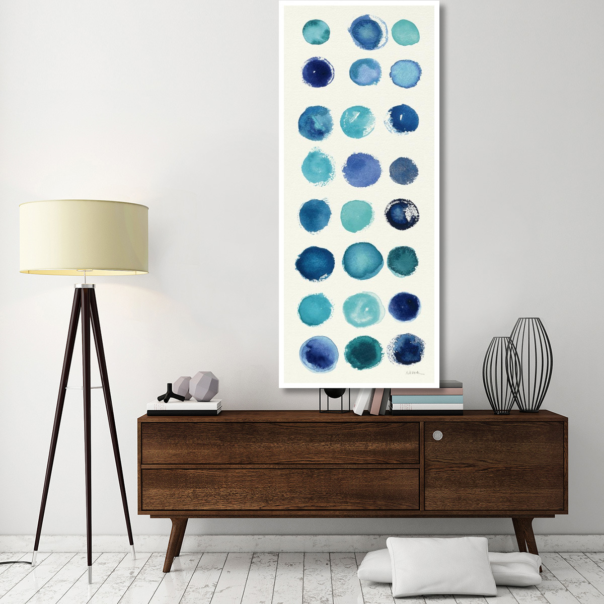 Spot of Rain II -Paper Art-32&quotx77"