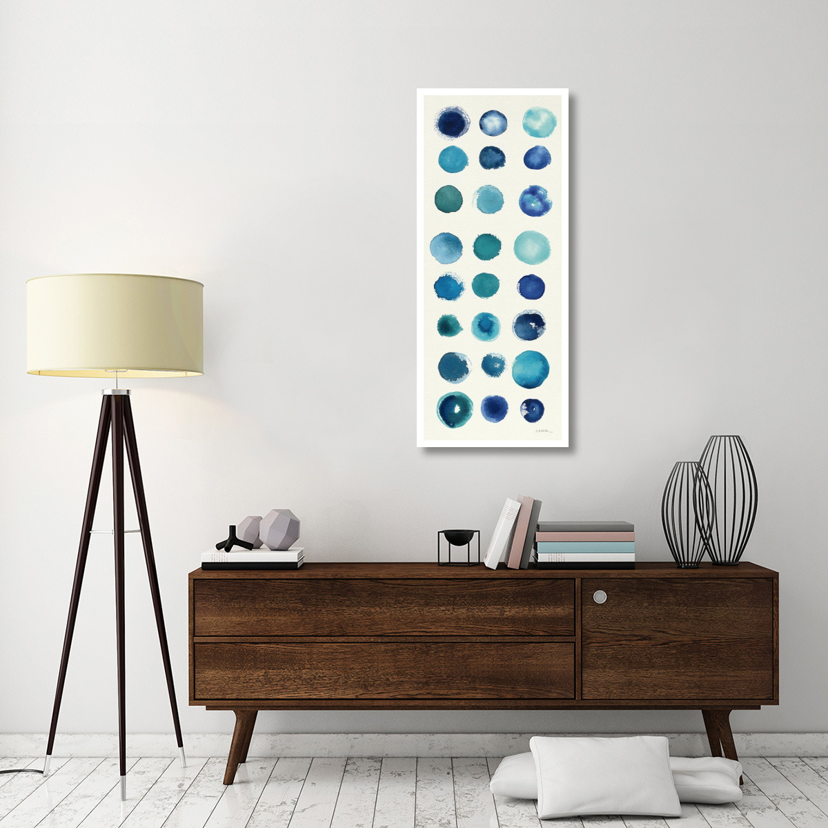 Spot of Rain III -Paper Art-22&quotx52"