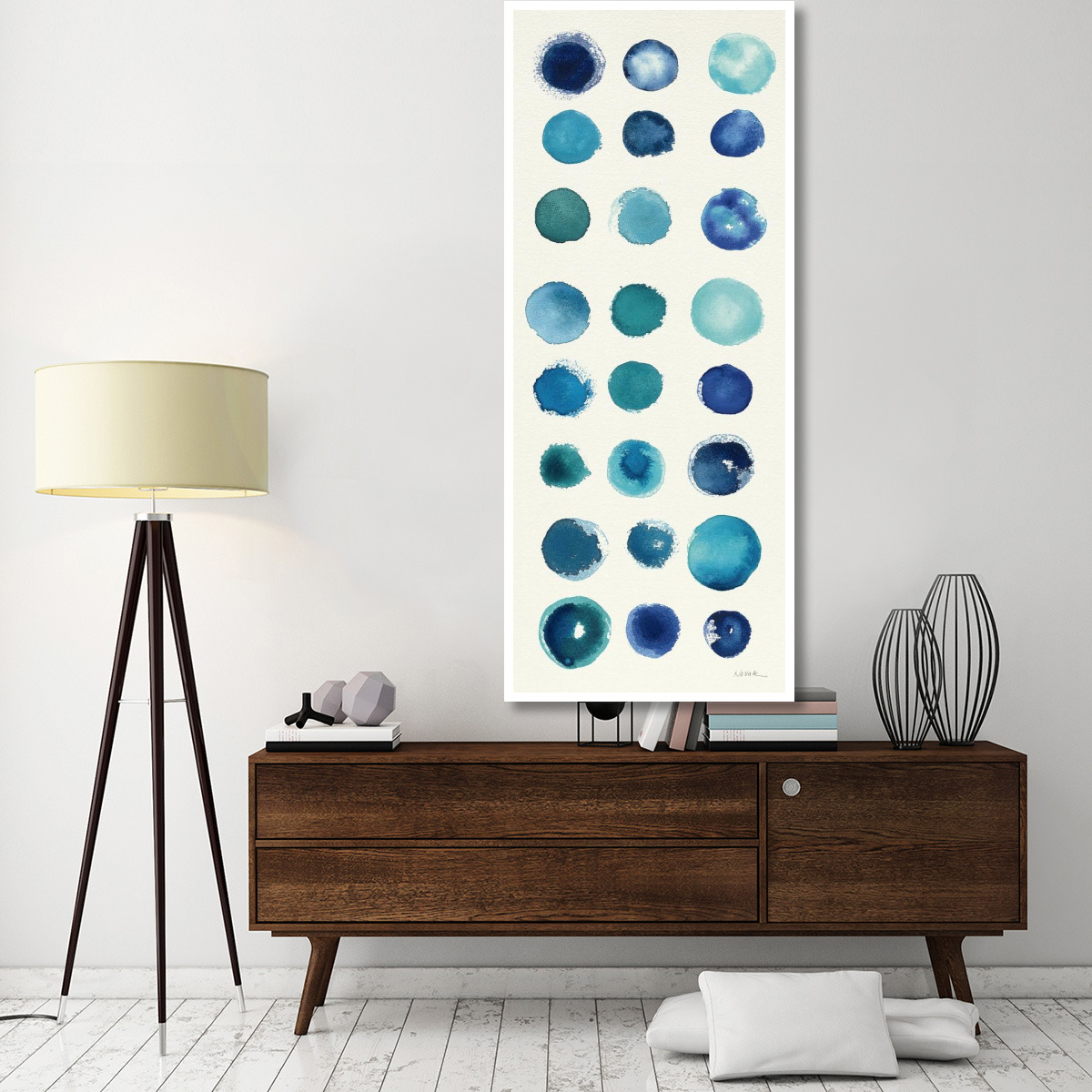 Spot of Rain III -Paper Art-32&quotx77"