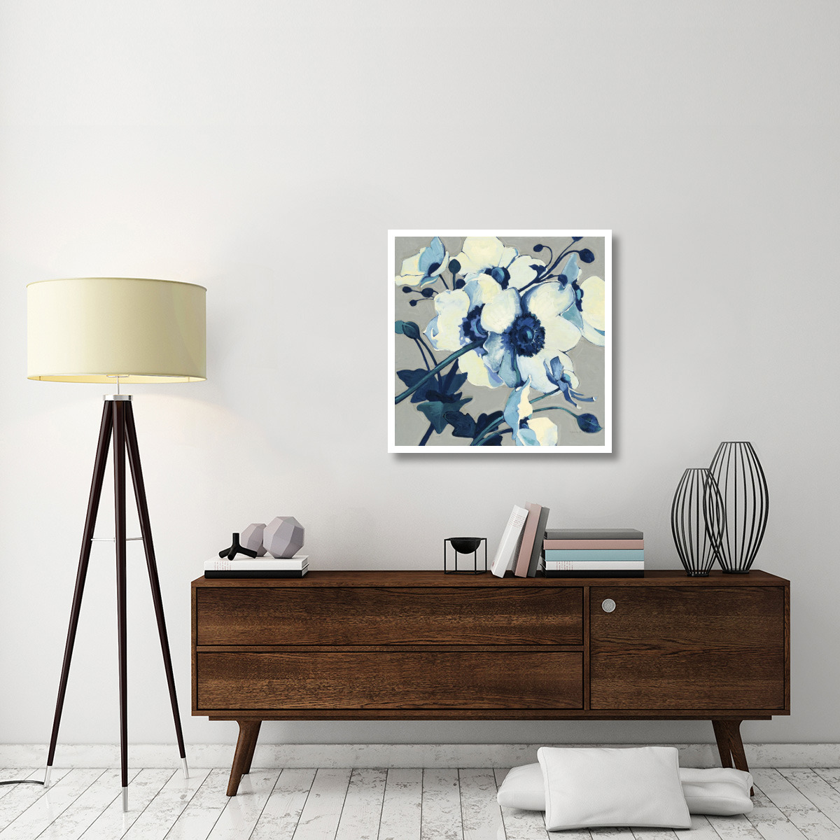 Anemones Japonaises II -Paper Art-32&quotx32"