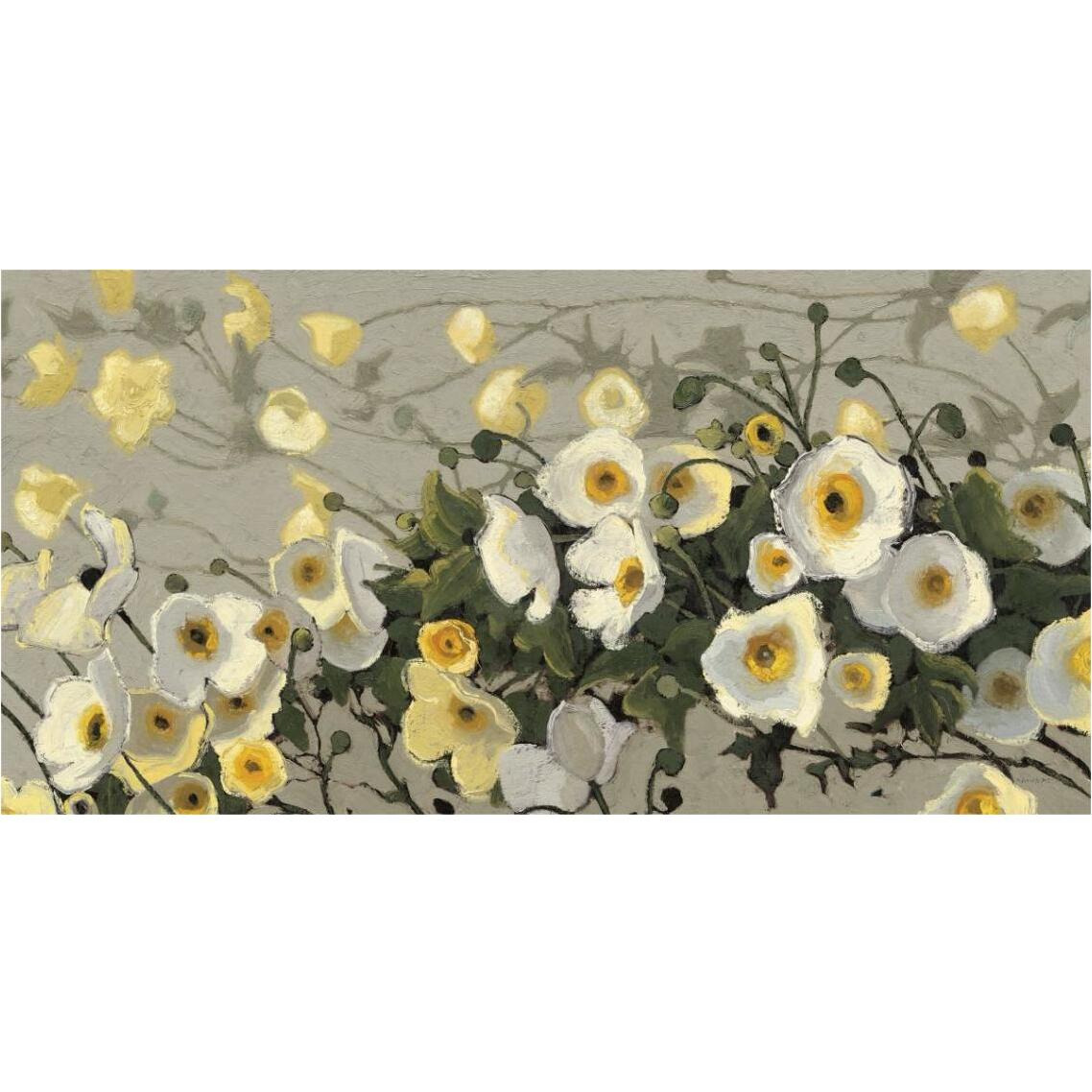 Breezes Gray Crop -Paper Art-38&quotx20"