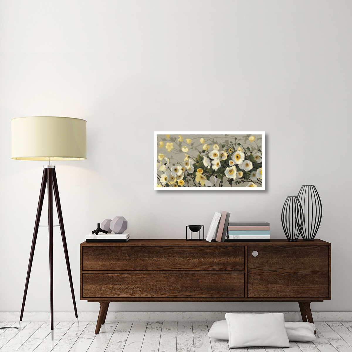 Breezes Gray Crop -Paper Art-38&quotx20"