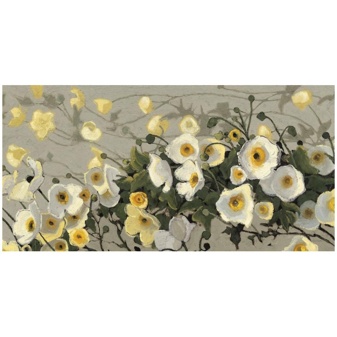 Breezes Gray Crop -Paper Art-50&quotx26"