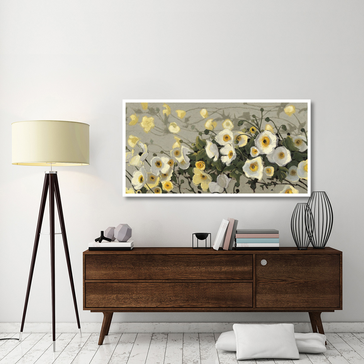 Breezes Gray Crop -Paper Art-62&quotx32"