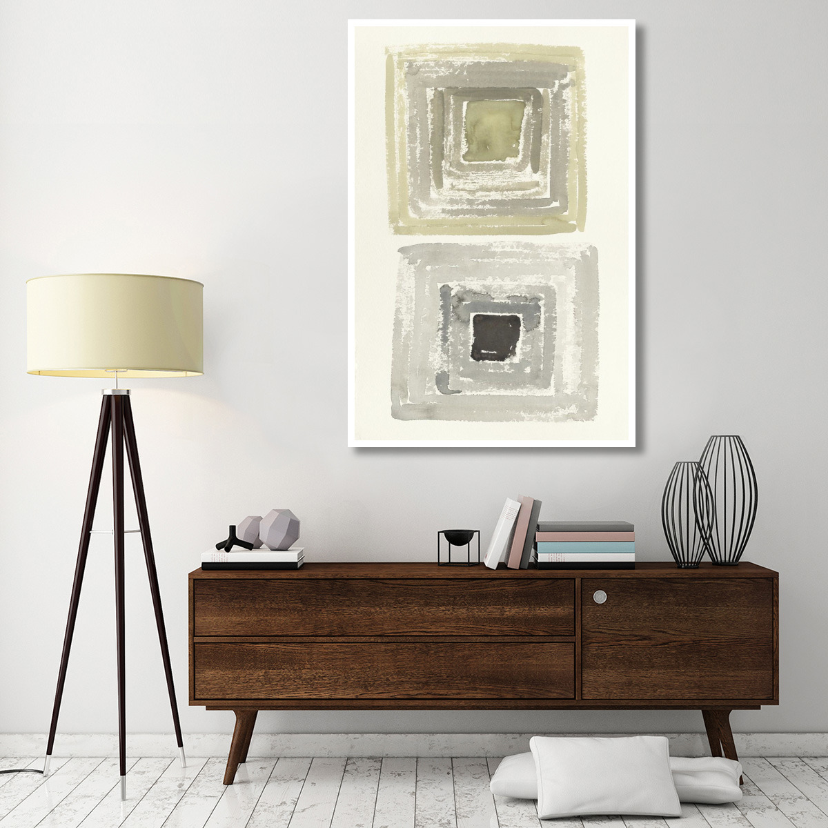 Tunnels II -Paper Art-42&quotx62"