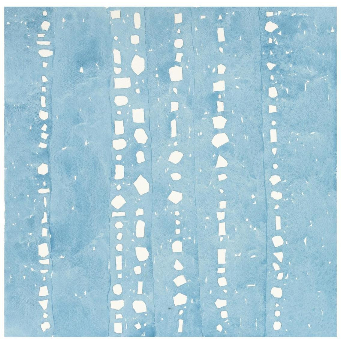 Wishy Washy Blues I -Paper Art-26&quotx26"