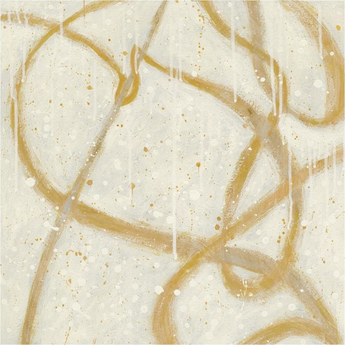 Another Snowy Day Gold -Paper Art-38&quotx38"