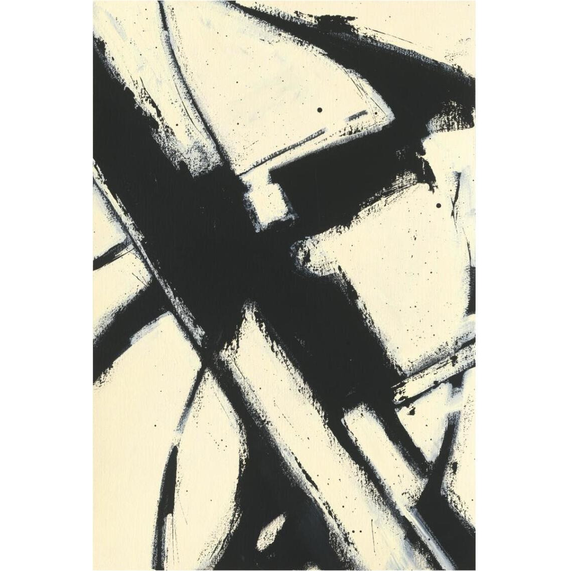 Expression Abstract I -Paper Art-26&quotx38"
