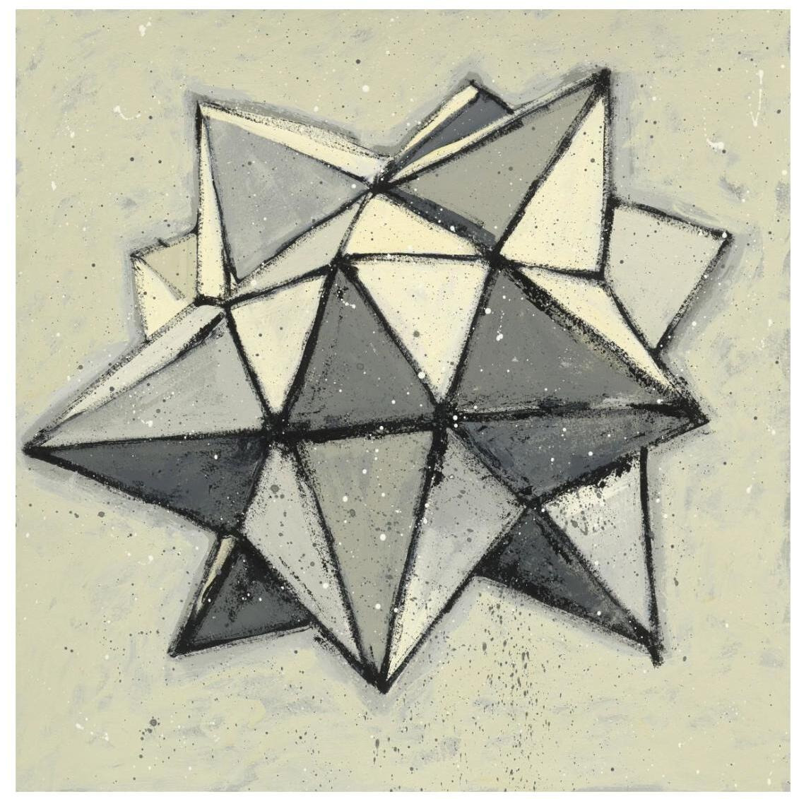 Wabi Sabi I -Paper Art-26&quotx26"