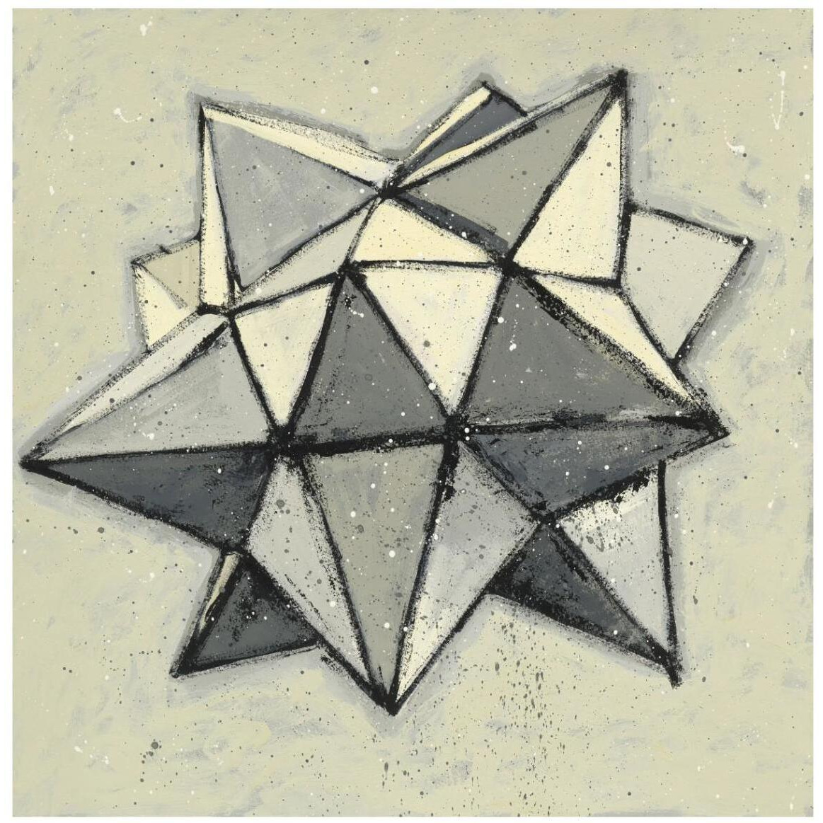 Wabi Sabi I -Paper Art-42&quotx42"