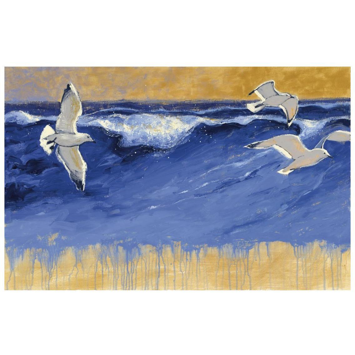 Seagulls -Paper Art-26&quotx18"