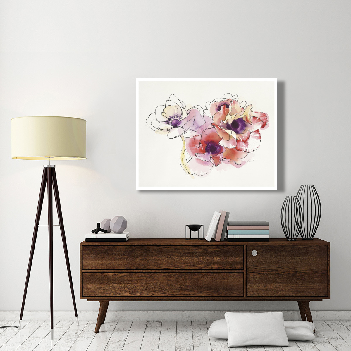 Mistral Trio I -Paper Art-50&quotx38"