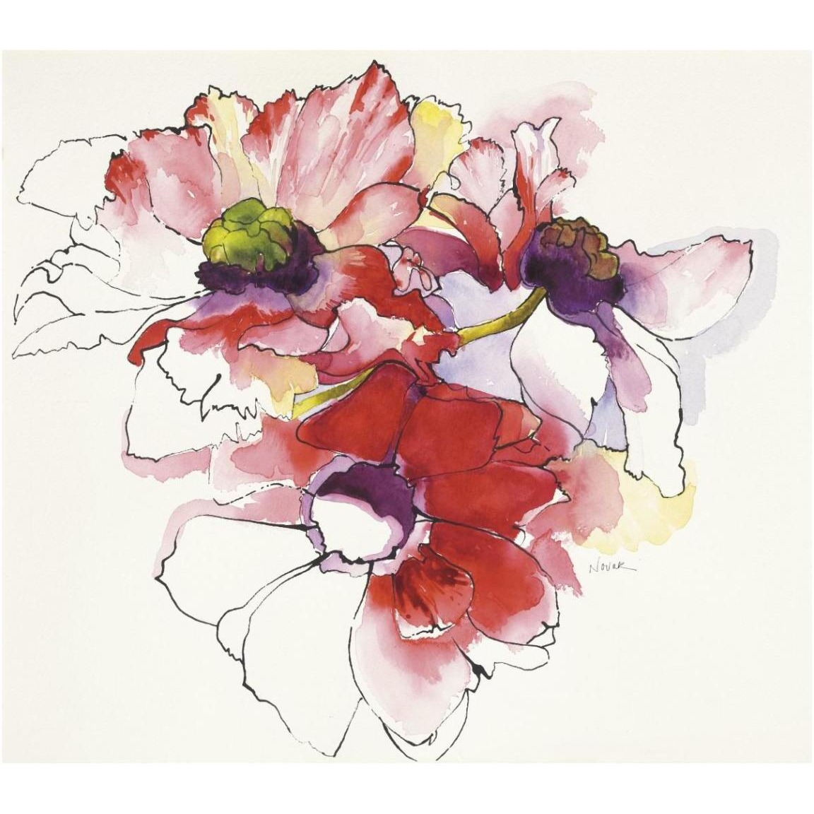 Mistral Trio II -Paper Art-46&quotx40.72"
