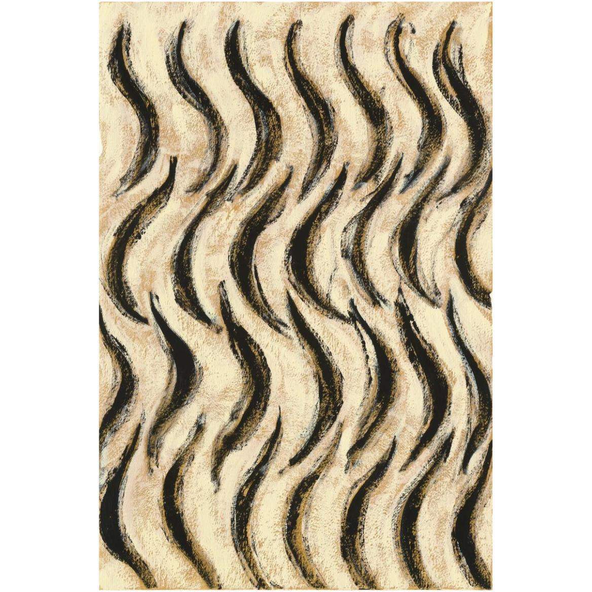 Back and Gold Geometric II -Paper Art-42&quotx62"