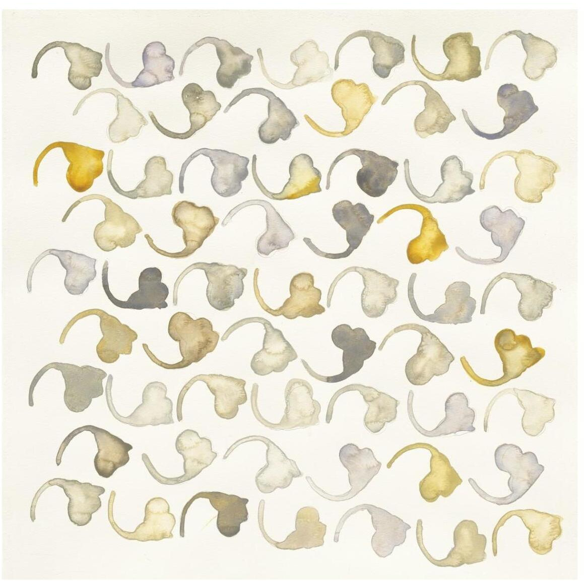 Pewter and Brass Pattern -Paper Art-42&quotx42"