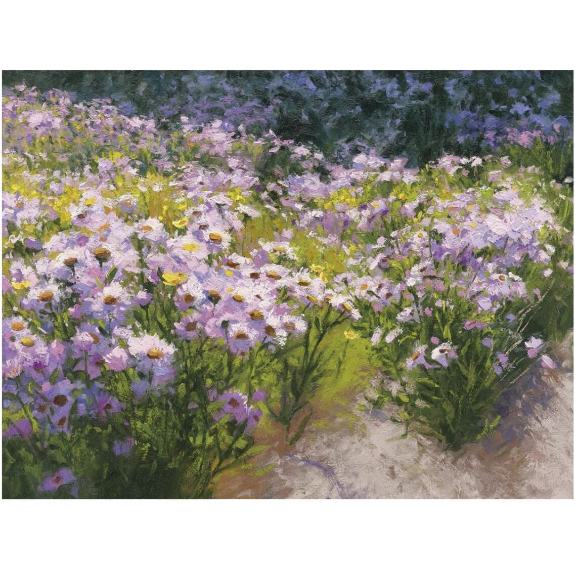 Buckhorn Aster Show Crop -Paper Art-18&quotx14"