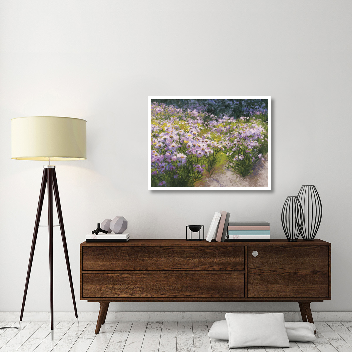 Buckhorn Aster Show Crop -Paper Art-42&quotx32"
