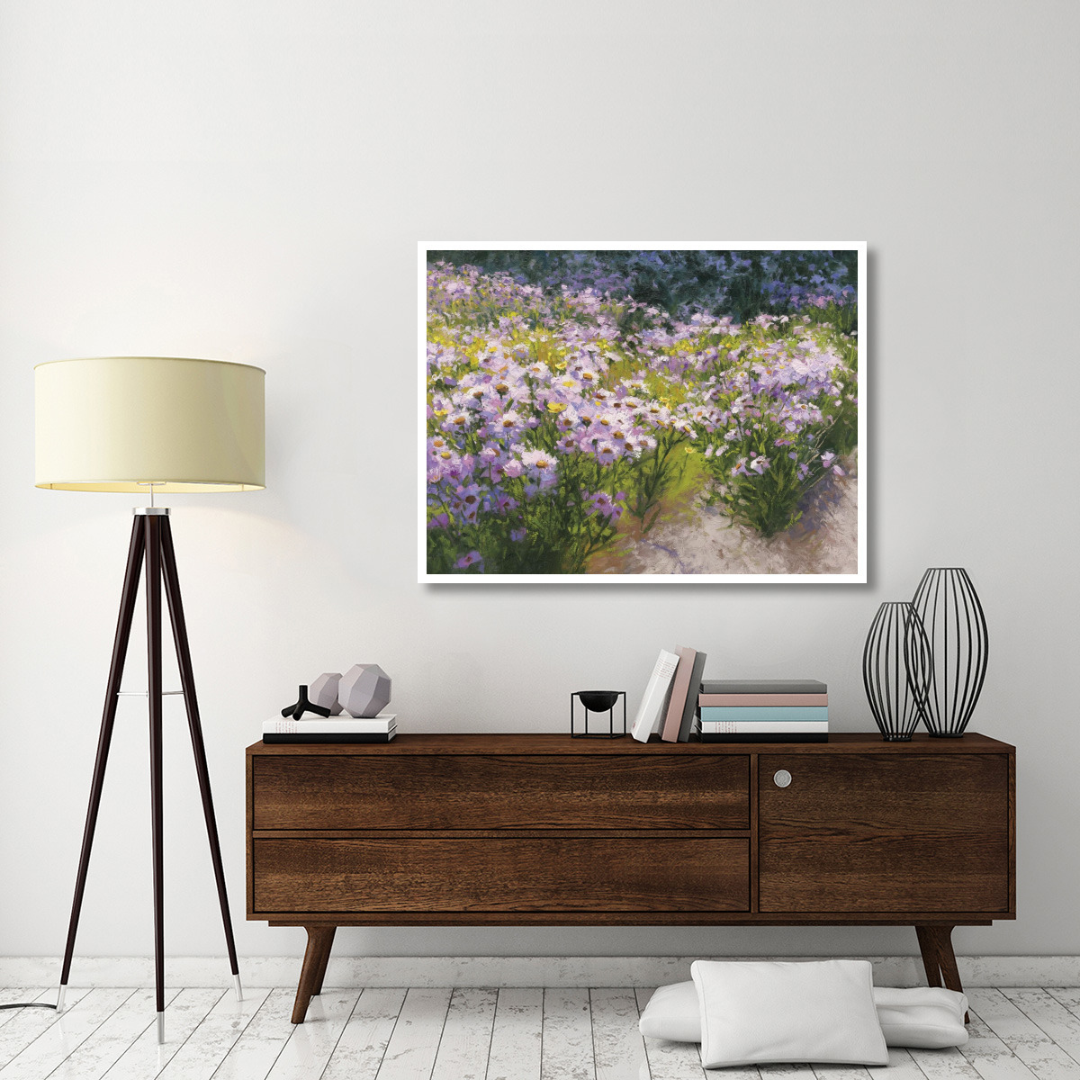 Buckhorn Aster Show Crop -Paper Art-50&quotx38"