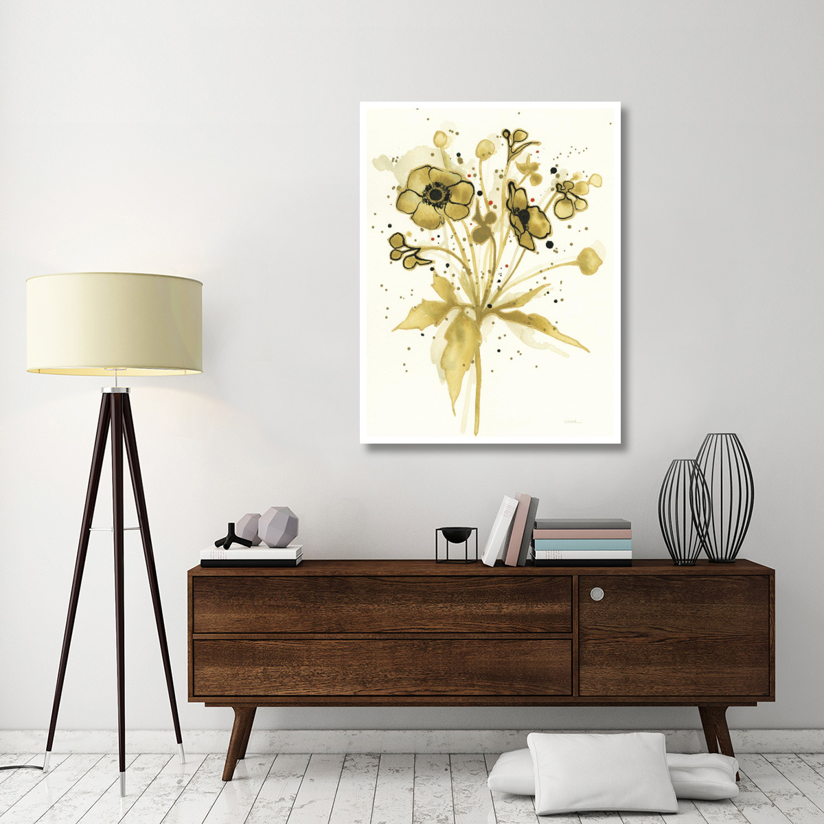 Celebration d Or I -Paper Art-38&quotx50"
