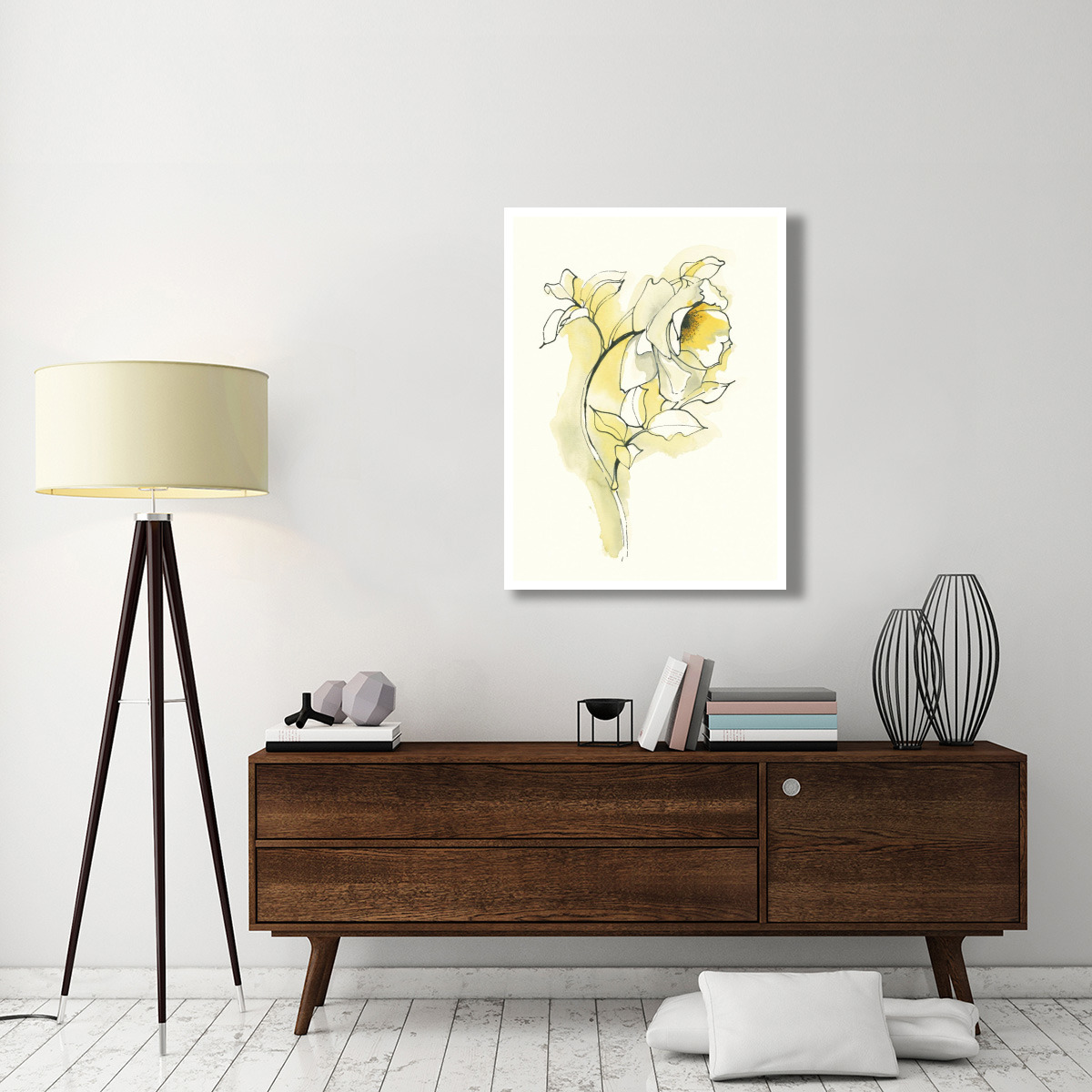 Carols Roses III -Paper Art-32&quotx42"