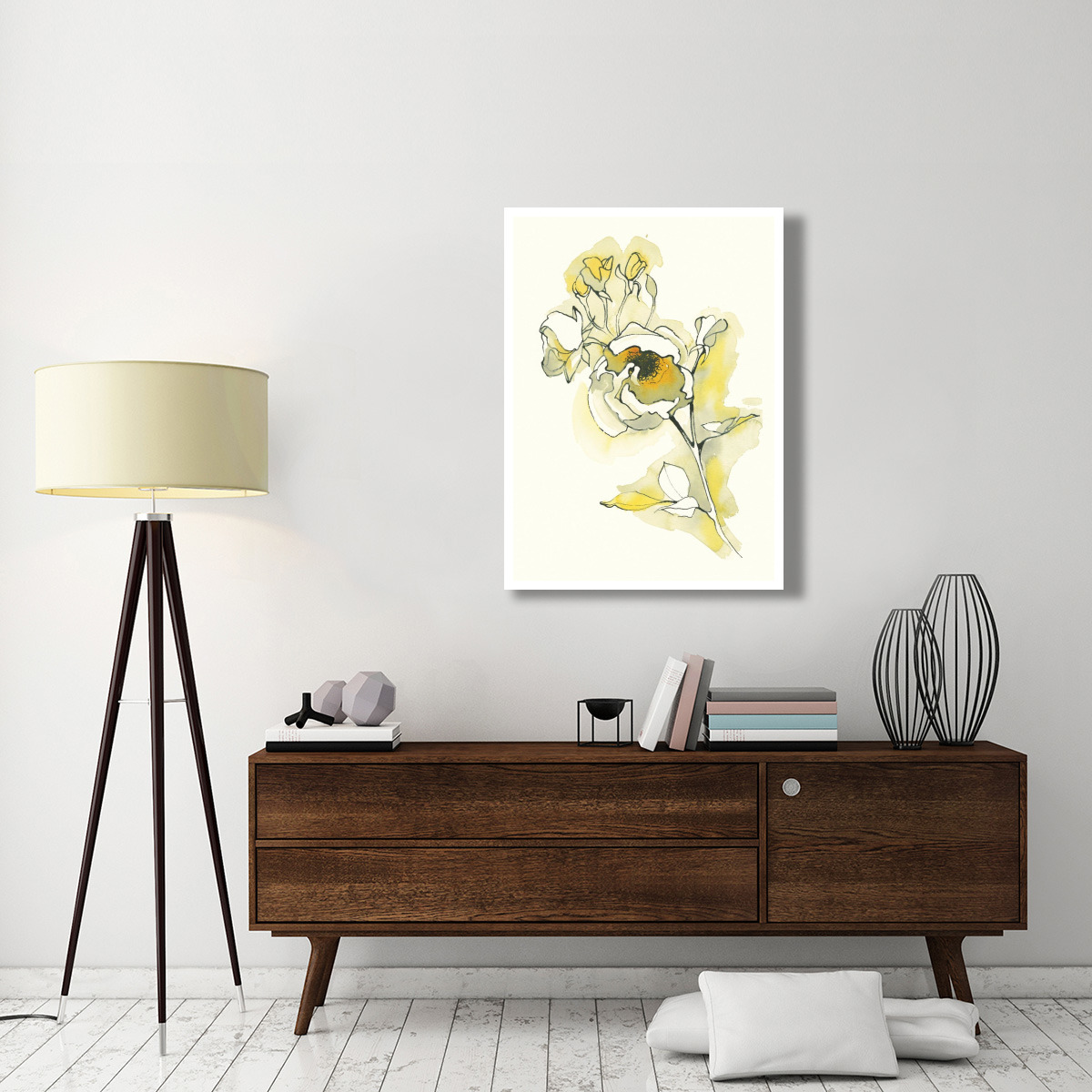Carols Roses IV -Paper Art-32&quotx42"