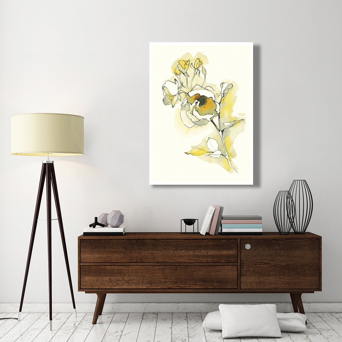 Carols Roses IV -Paper Art-38&quotx50"