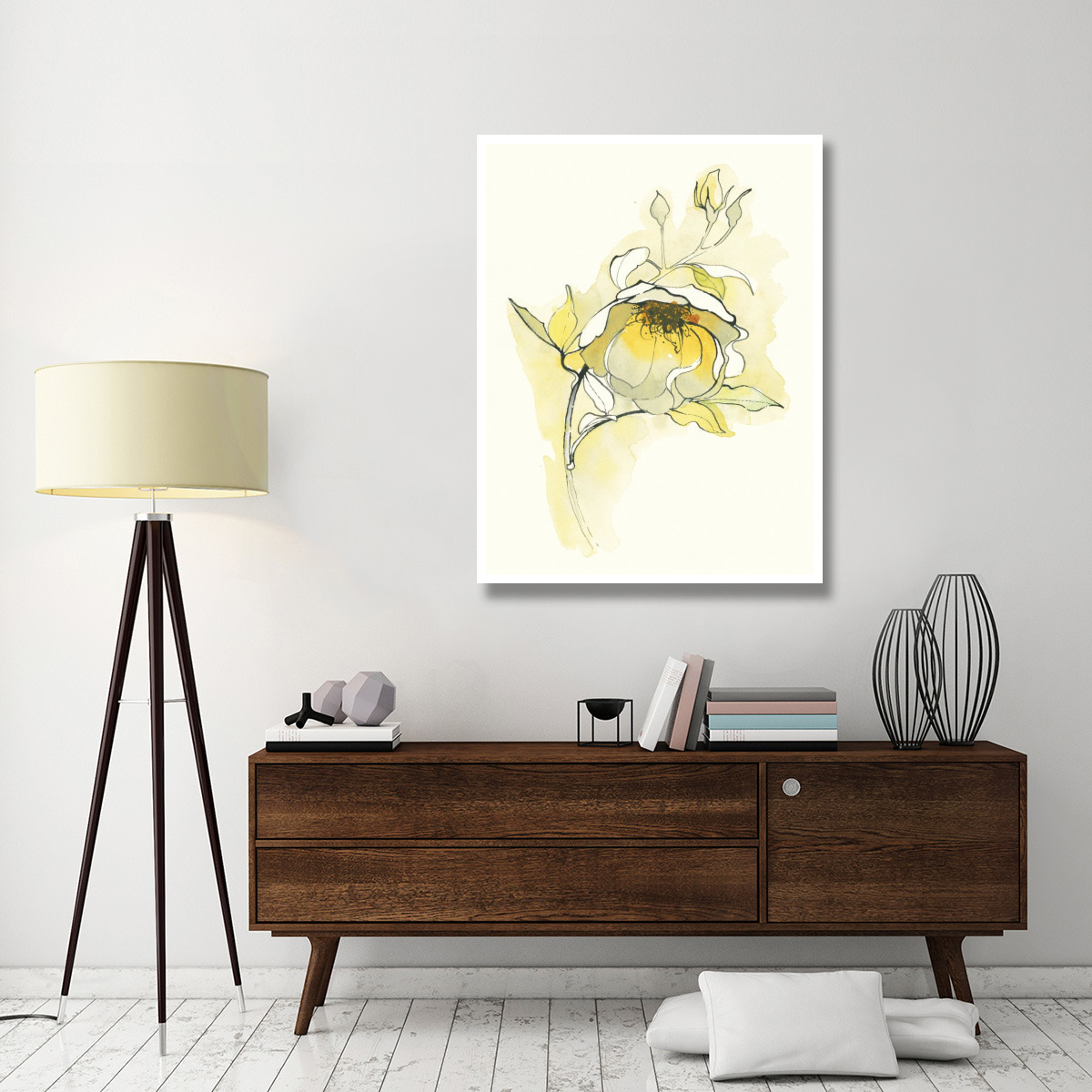 Carols Roses V -Paper Art-38&quotx50"