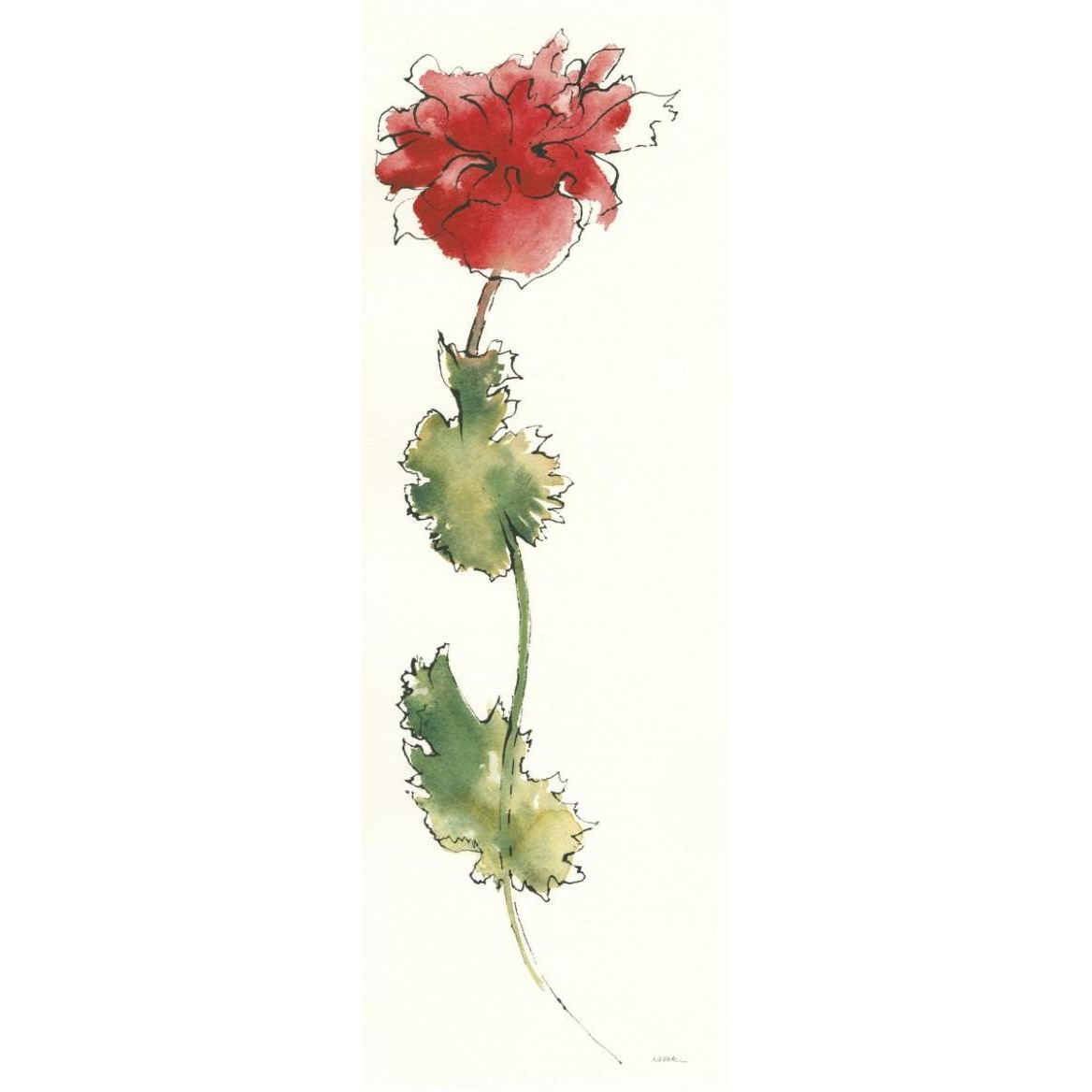 Peony Form Poppies I -Paper Art-26&quotx74"
